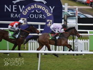 Sound Investment under Sam Twiston-Davies winning at Newbury - 28 February 2015