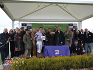 Owners with Sam Twiston-Davies and Paul Nicholls - 28 February 2015