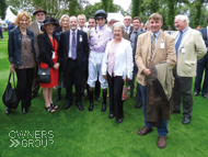 Owners with William Twiston-Davies at Windsor - 29 August 2015