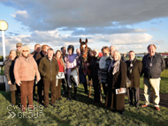 Nexius with Nick Scholfield and Owners at Doncaster - 11 February 2016