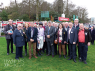 Owners with Paul Nicholls and Sam Twiston-Davies at Sandown - 11 March 2017