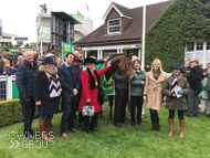 Getaway Trump with Owners at Sandown - 27 April 2019