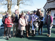 Pentland Hills with jockey Nico de Boinville and Owners at Plumpton - 25 February 2019