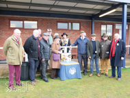 Prize presentation after Miranda's win at Ludlow - 6 February 2019