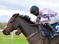 Wild Max and Harry Cobden winning at Huntingdon - 10 November 2020