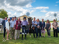 Wild Max with jockey Harry Cobden and Owners at Worcester -11 June 2022