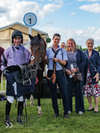 Wild Max with jockey Harry Cobden and Owners at Worcester -11 June 2022
