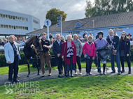 Paris Dixie with jockey Rex Dingle and Owners after winning at Newton Abbot - 26 September 2022