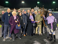 Asdaa with Owners and jockey Joe Fanning at Chelmsford - 11 January 2020
