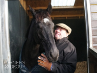 Farouk De Cheneau with Nicky Henderson - 27 November 2019