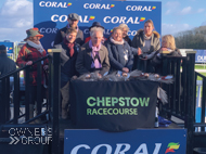 Winner's presentation at Chepstow - 4 December 2021