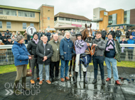 Unit Sixtyfour with jockey Kielan Woods and Owners after winning at Fontwell - 29 January 2023