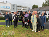 Huelgoat with jockey Harry Cobden and Owners after winning at Newton Abbot - 5 September 2022