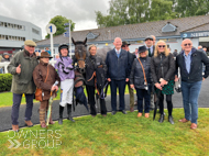 Paul Nicholls and Owners with Gaulois after winning at Newton Abbot - 11 May 2022