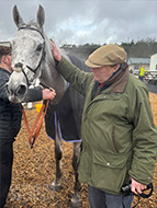 The Carpenter with Nicky Henderson at Exeter - 31 January 2024
