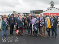 Carlo Du Berlais with jockey Connor Brace and Owners after winning at Uttoxeter - 6 May 2023