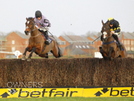 Makin'yourmindup winning at Newbury - 10 February 2024