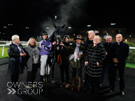 Diderot and Daniel Muscutt with owners at Chelmsford - 14 December 2023