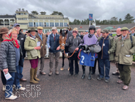 Killaloan with Owners and jockey Harry Cobden after winning at Ludlow - 23 March 2023