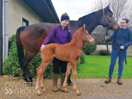 Cupboard Love with her Territories colt - 22 February 2022