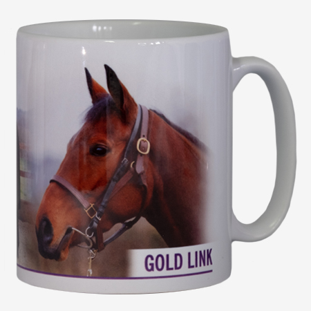 Gold Link Mug - A